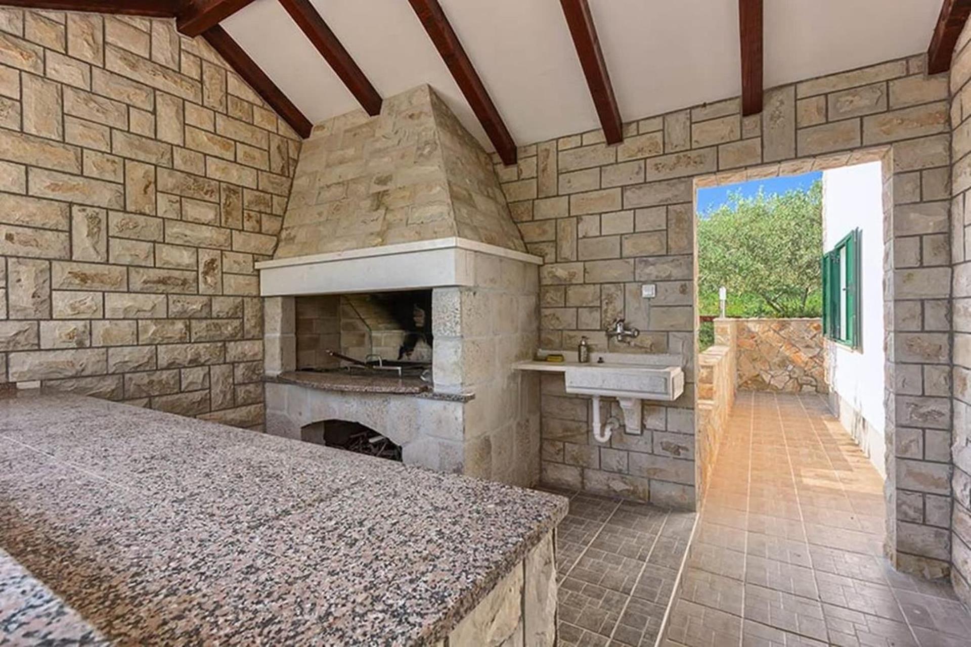 Traditional Dalmatian Stone House By The Sea โอครูกกอร์นญี ภายนอก รูปภาพ